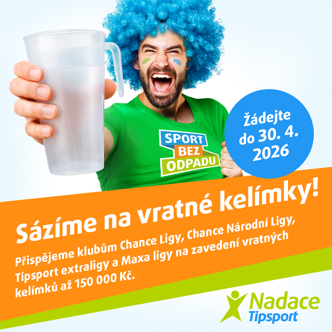 Vratné kelímky pro ligové kluby.